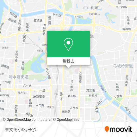 崇文阁小区地图