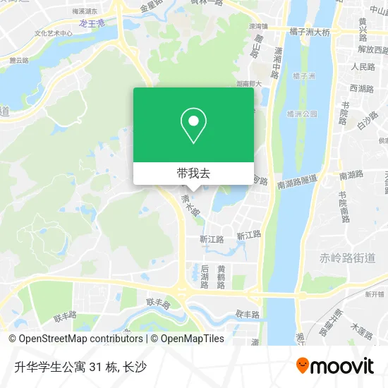 升华学生公寓 31 栋地图