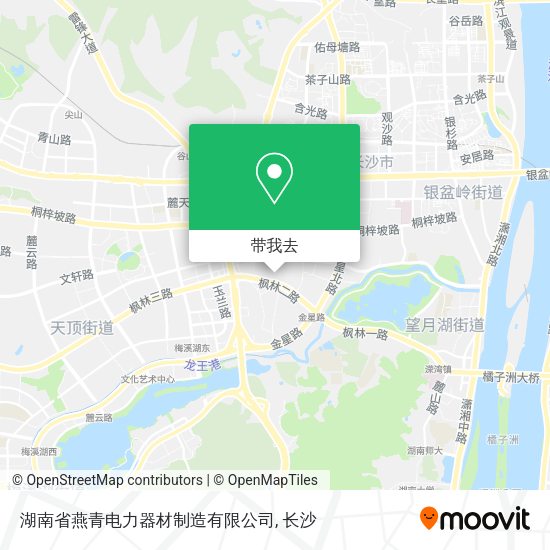 湖南省燕青电力器材制造有限公司地图