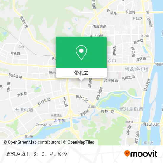 嘉逸名庭1、2、3、栋地图