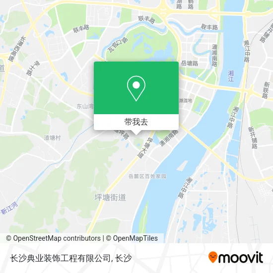 长沙典业装饰工程有限公司地图
