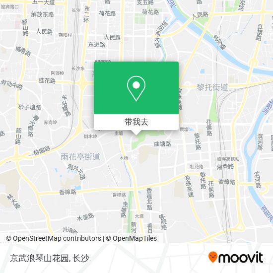 京武浪琴山花园地图