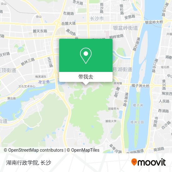 湖南行政学院地图