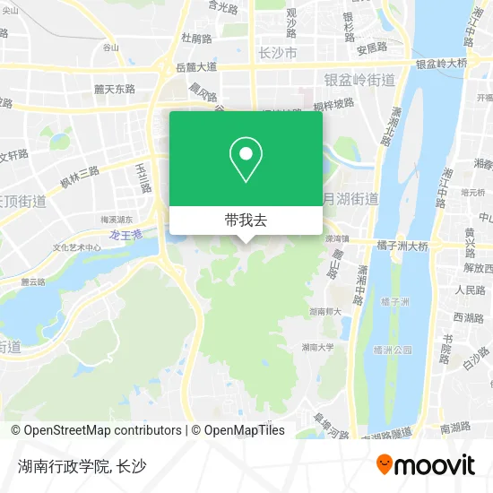 湖南行政学院地图