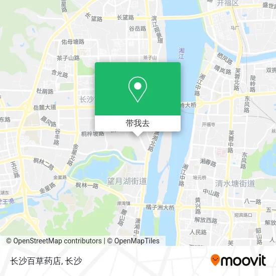 长沙百草药店地图