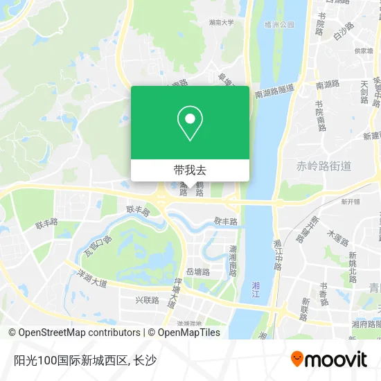 阳光100国际新城西区地图
