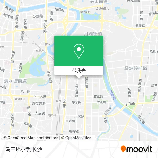 马王堆小学地图