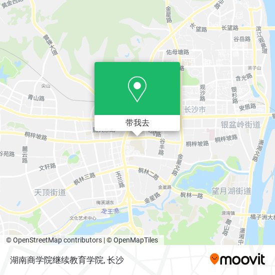 湖南商学院继续教育学院地图