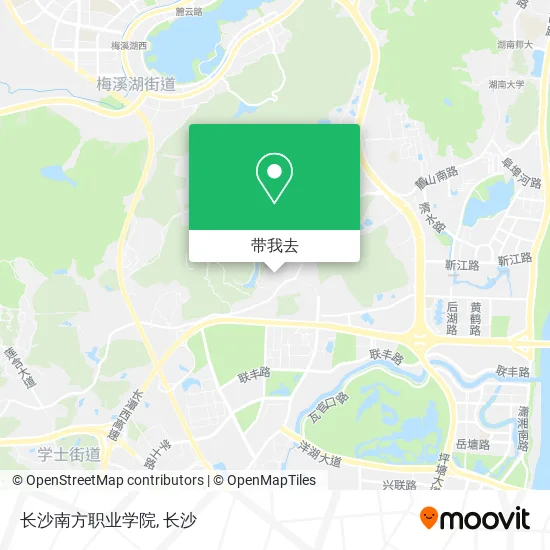 长沙南方职业学院地图