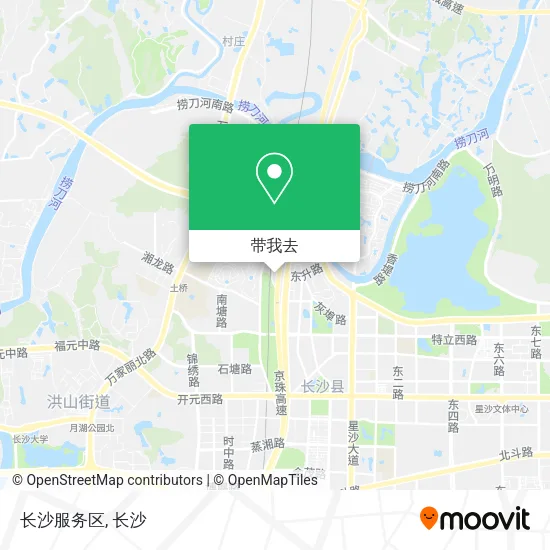 长沙服务区地图
