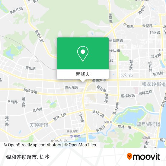 锦和连锁超市地图