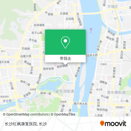 长沙红枫康复医院地图