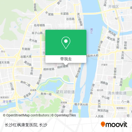 长沙红枫康复医院地图