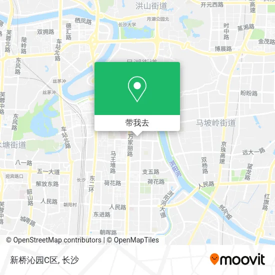 新桥沁园C区地图