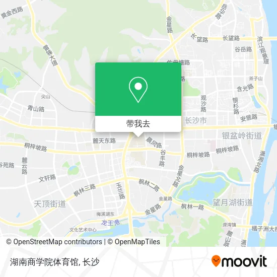 湖南商学院体育馆地图