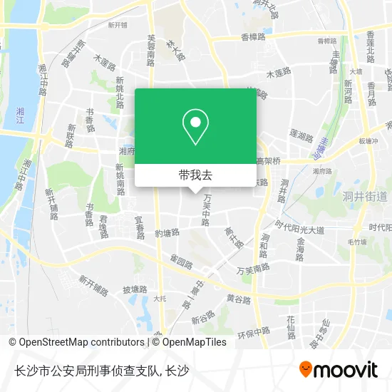 长沙市公安局刑事侦查支队地图