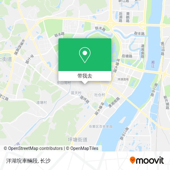 洋湖垸車輛段地图