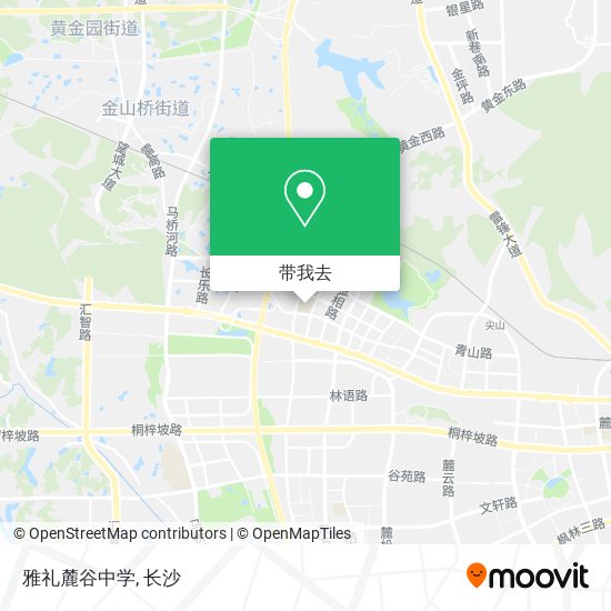 雅礼麓谷中学地图