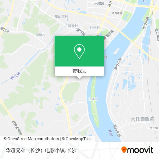 华谊兄弟（长沙）电影小镇地图