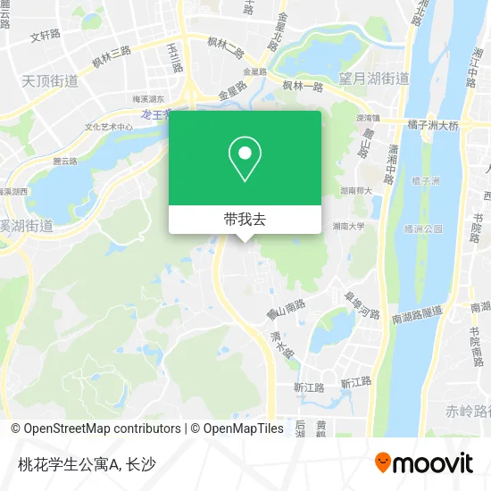 桃花学生公寓A地图