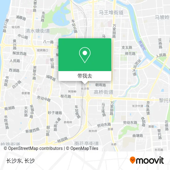 长沙东地图