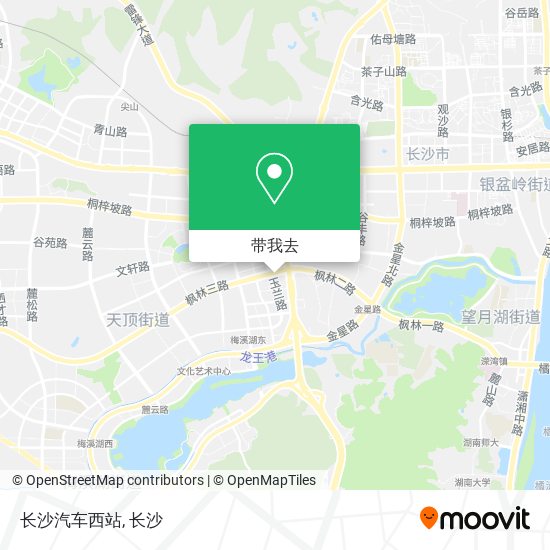 长沙汽车西站地图