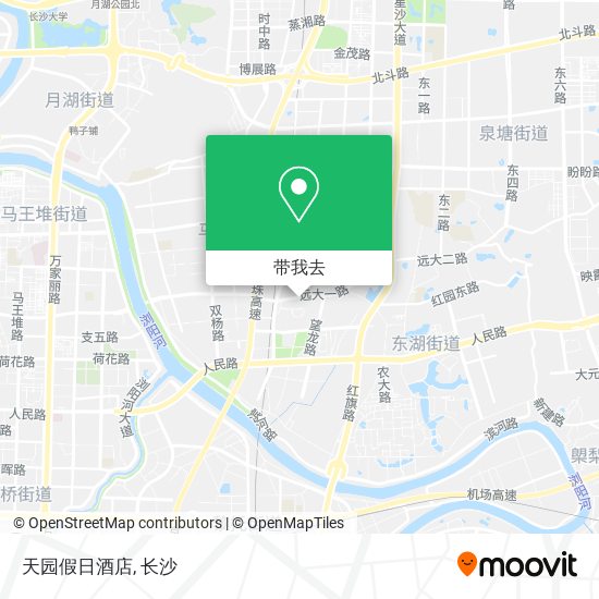 天园假日酒店地图