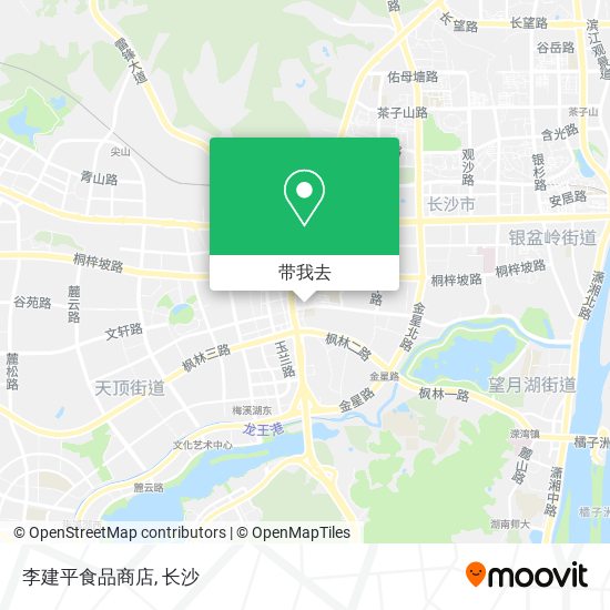 李建平食品商店地图