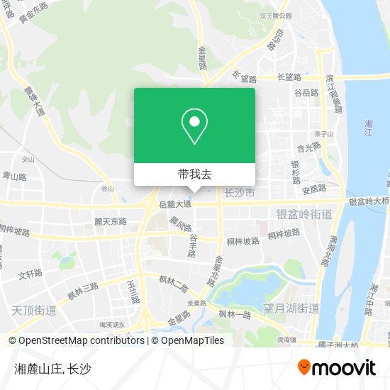 湘麓山庄地图