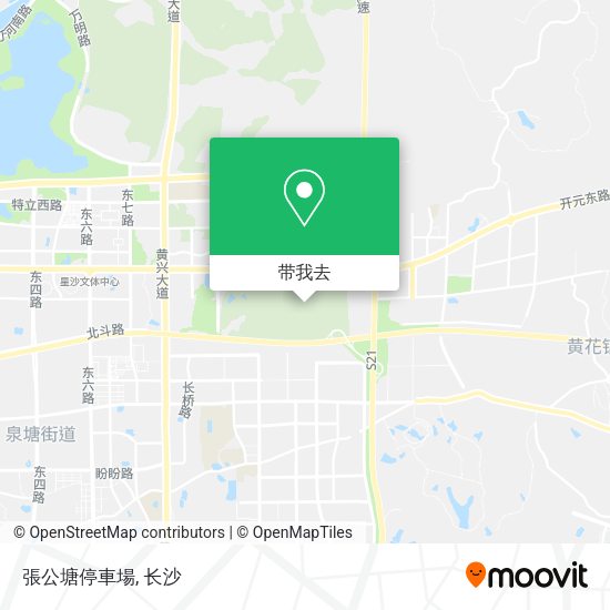 張公塘停車場地图