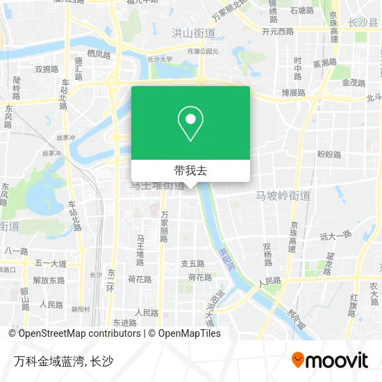 万科金域蓝湾地图