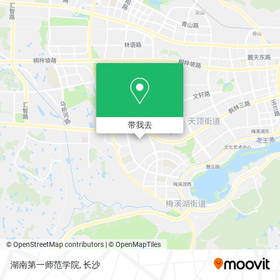 湖南第一师范学院地图