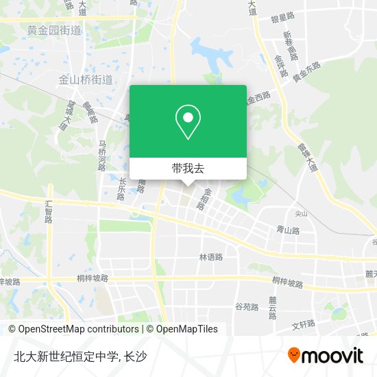 北大新世纪恒定中学地图