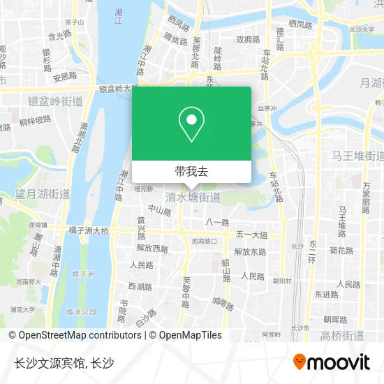 长沙文源宾馆地图
