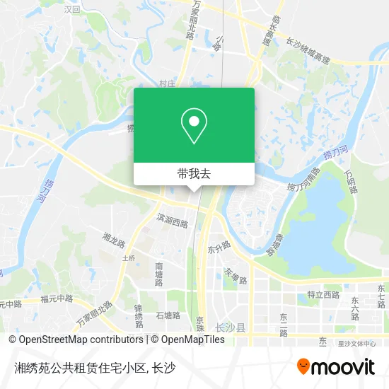 湘绣苑公共租赁住宅小区地图
