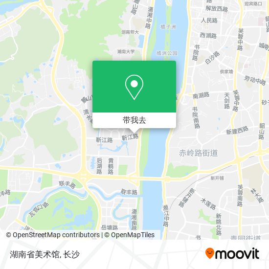 湖南省美术馆地图