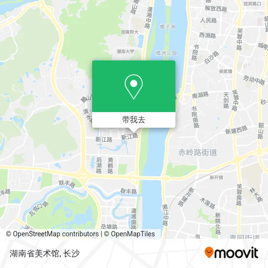 湖南省美术馆地图