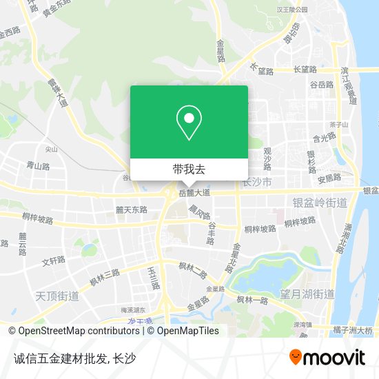 诚信五金建材批发地图