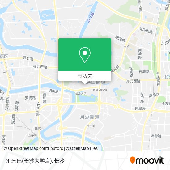 汇米巴(长沙大学店)地图