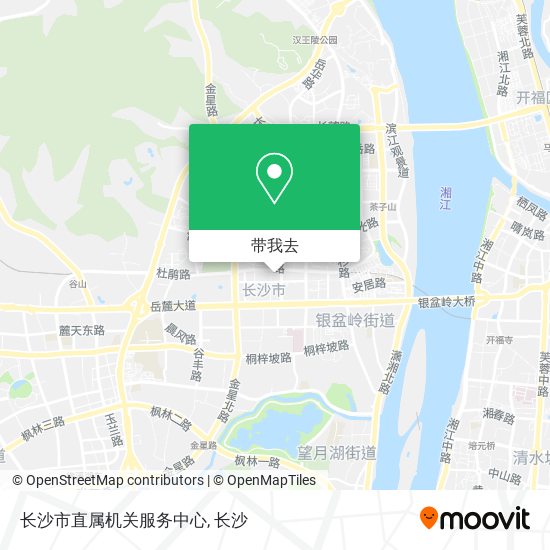 长沙市直属机关服务中心地图