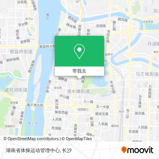 湖南省体操运动管理中心地图