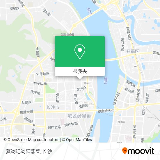 蒸浏记浏阳蒸菜地图