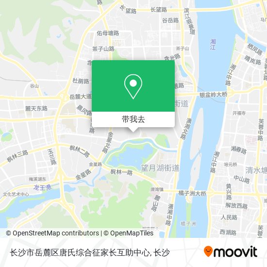 长沙市岳麓区唐氏综合征家长互助中心地图