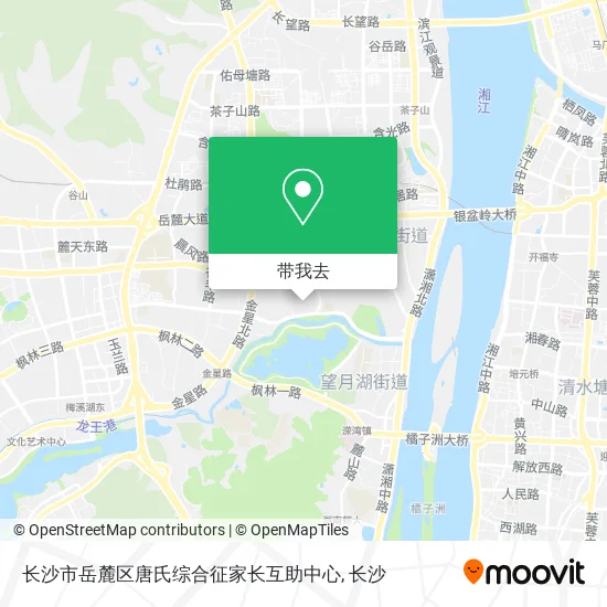 长沙市岳麓区唐氏综合征家长互助中心地图