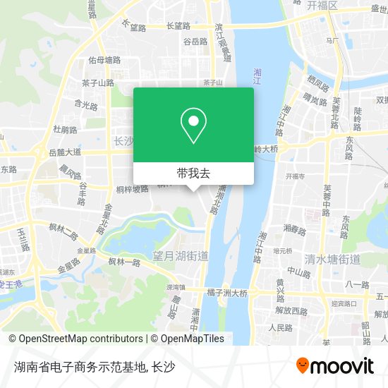 湖南省电子商务示范基地地图