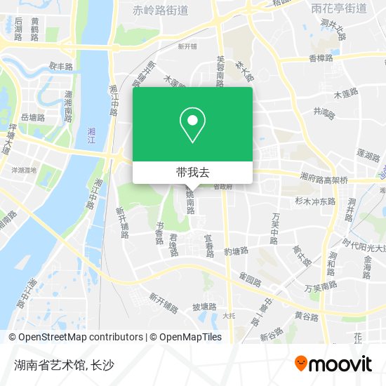 湖南省艺术馆地图