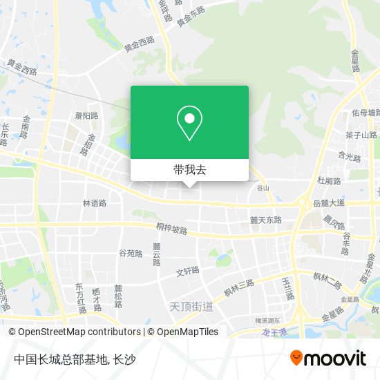 中国长城总部基地地图