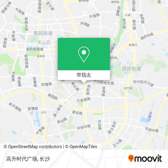 高升时代广场地图