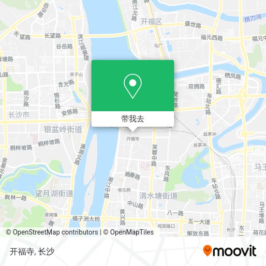 开福寺地图