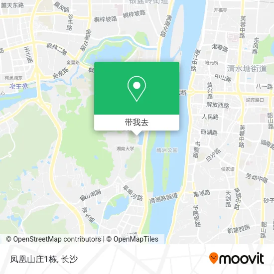 凤凰山庄1栋地图
